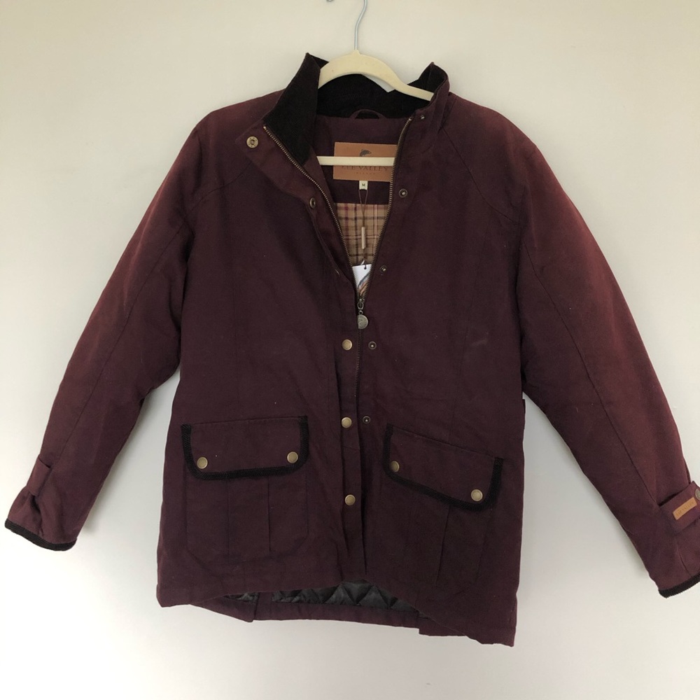Lee Valley Ireland Burgundy Jacket (NWT)